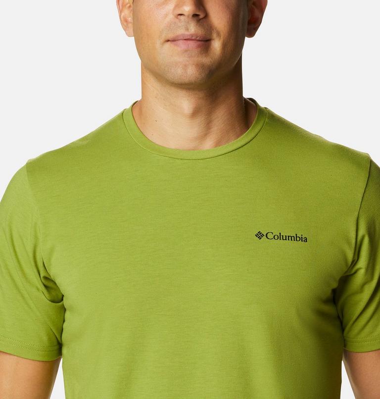 Men's Sun Trek Technical T-Shirt, Color: Matcha, image 4