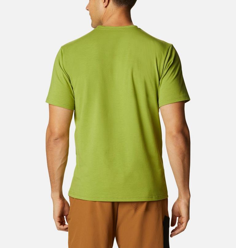 Men's Sun Trek Technical T-Shirt, Color: Matcha, image 2