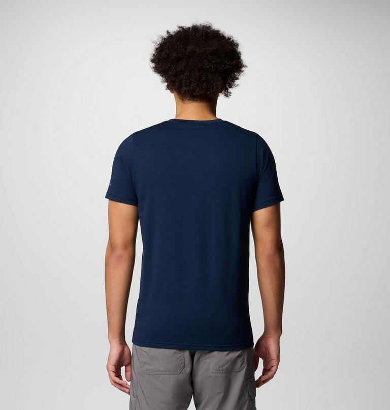 T-shirt Technique Sun Trek Homme, Color: Collegiate Navy, Explore Outdoors, image 2