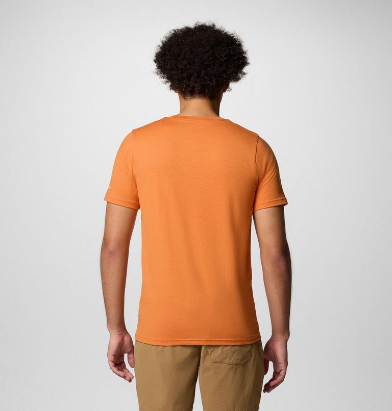 Men's Sun Trek Short Sleeve Graphic Tee, Color: Tuscan Hthr, Explore Outdoors, image 2