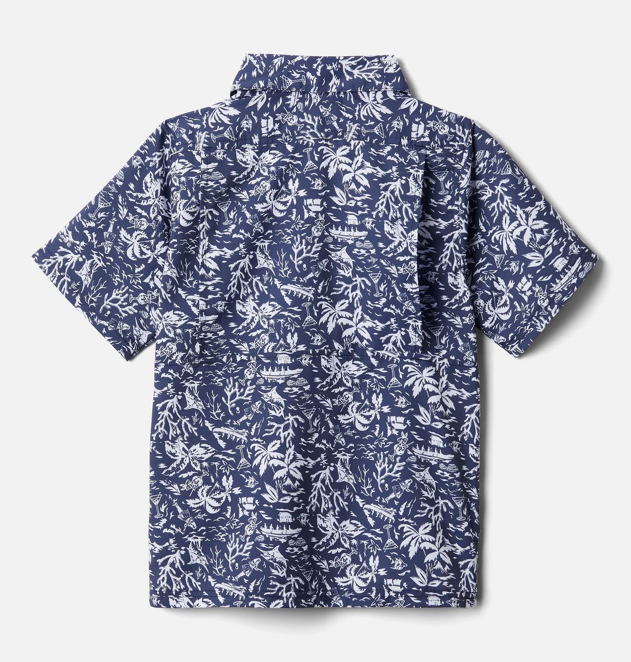 Boys' PFG Slack Tide™ Short Sleeve Camp Shirt 2