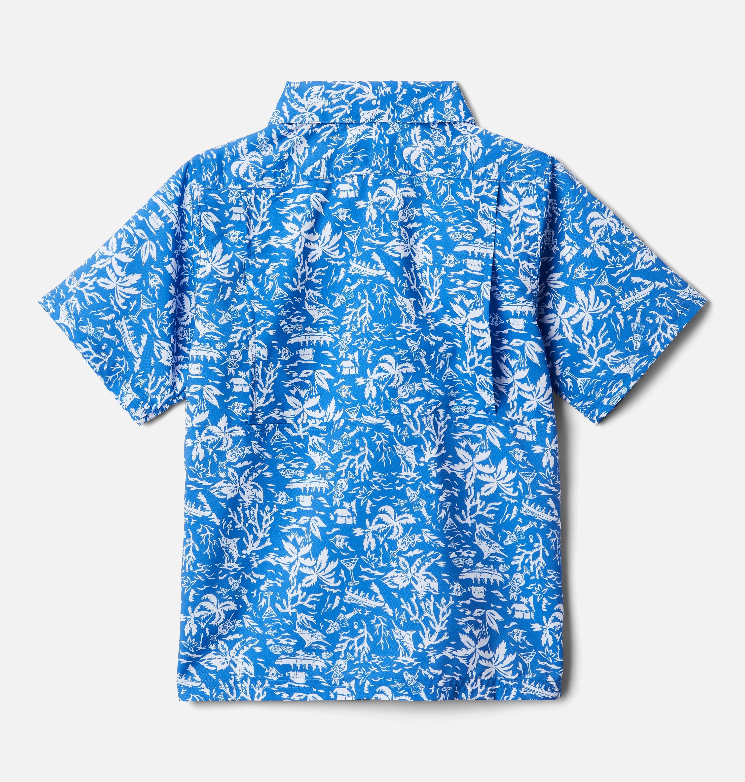 Boys' PFG Slack Tide™ Short Sleeve Camp Shirt 2