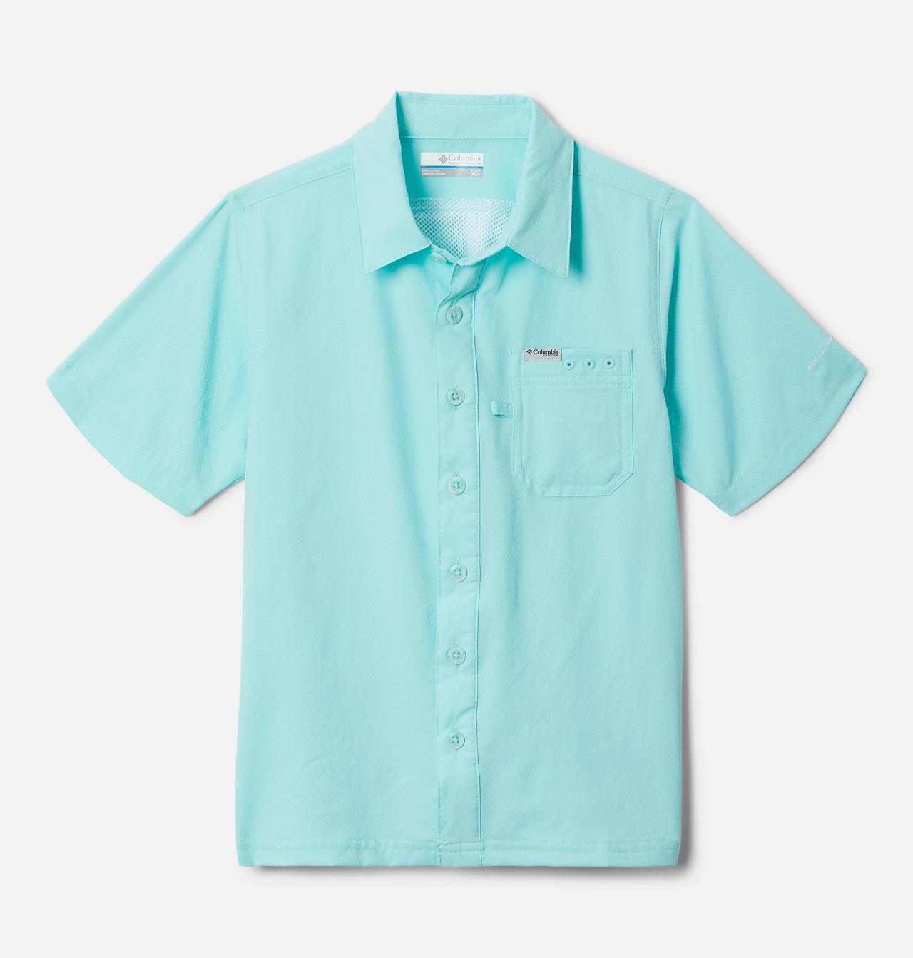 Boys' PFG Slack Tide™ Short Sleeve Camp Shirt 1