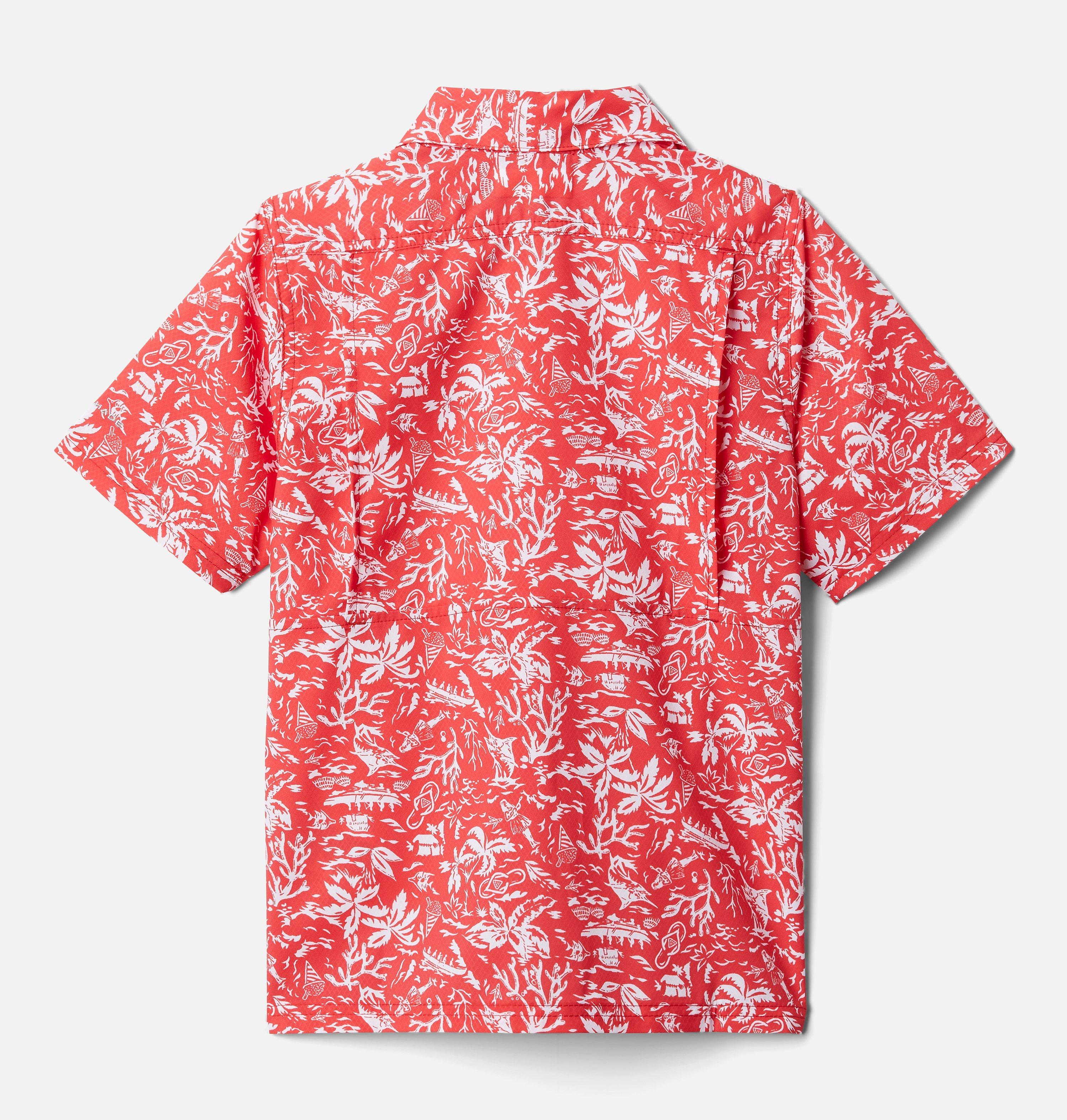 Boys' PFG Slack Tide™ Short Sleeve Camp Shirt 2