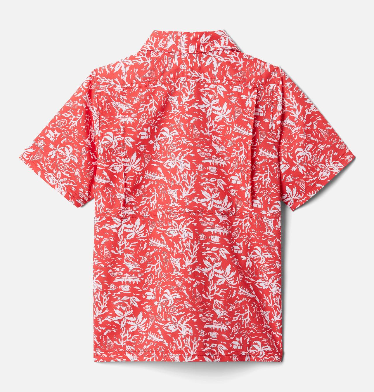Boys' PFG Slack Tide™ Short Sleeve Camp Shirt 2