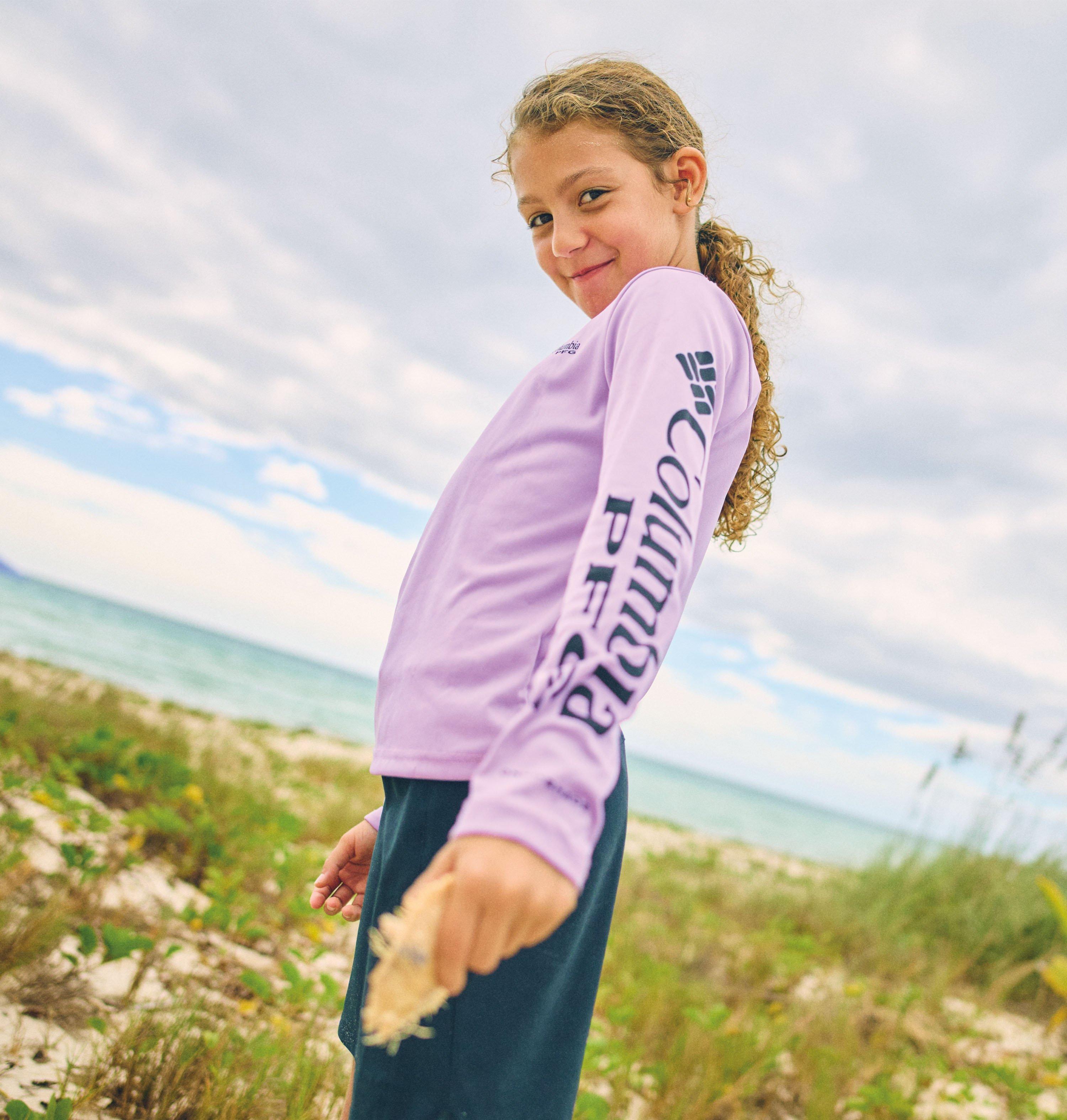 Girls' PFG Tidal Long Sleeve Shirt 4
