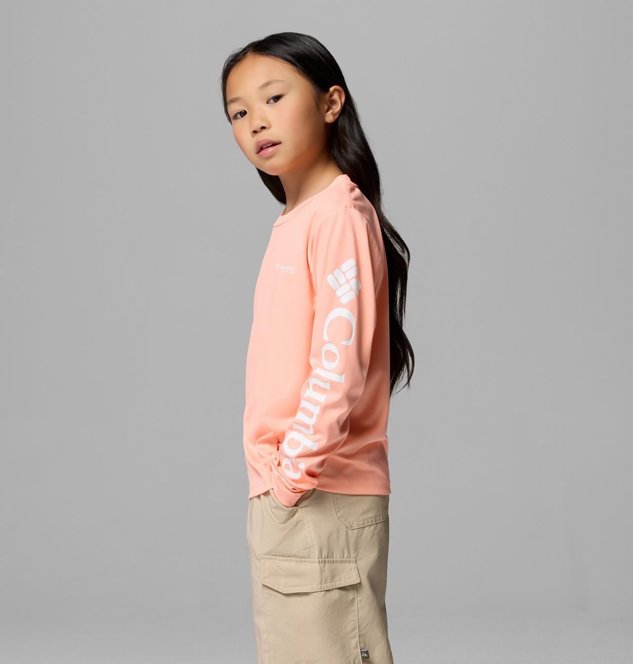 Girls' PFG Tidal Long Sleeve Shirt 3