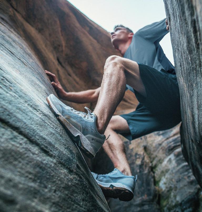 Men's Zero Ice Cirro-Cool Technical T-Shirt, Color: Bluestone, Collegiate Navy Heather, image 7