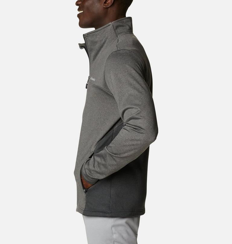 Men's Maxtrail Midlayer Fleece II, Color: City Grey, Shark, image 3