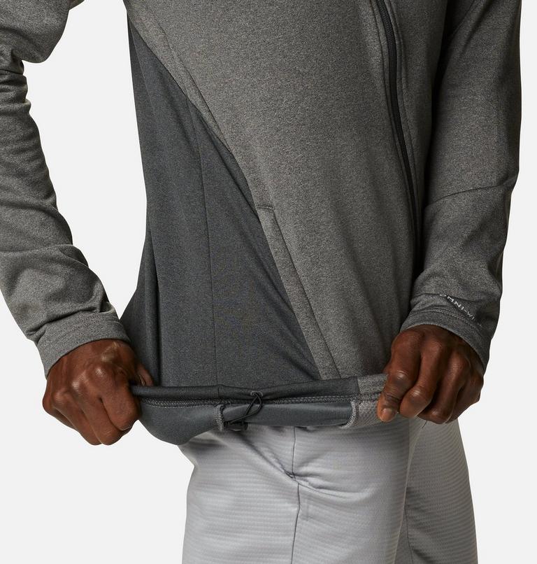 Men's Maxtrail Midlayer Fleece II, Color: City Grey, Shark, image 6