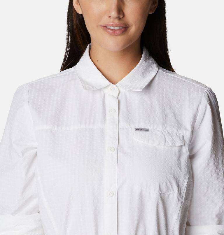 Women's Silver Ridge Novelty Dress, Color: White, image 4