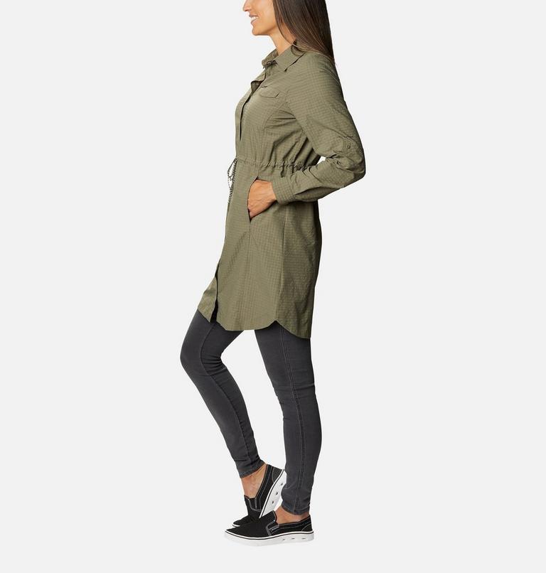 Silver Ridge Novelty Dress | 397 | S, Color: Stone Green, image 3