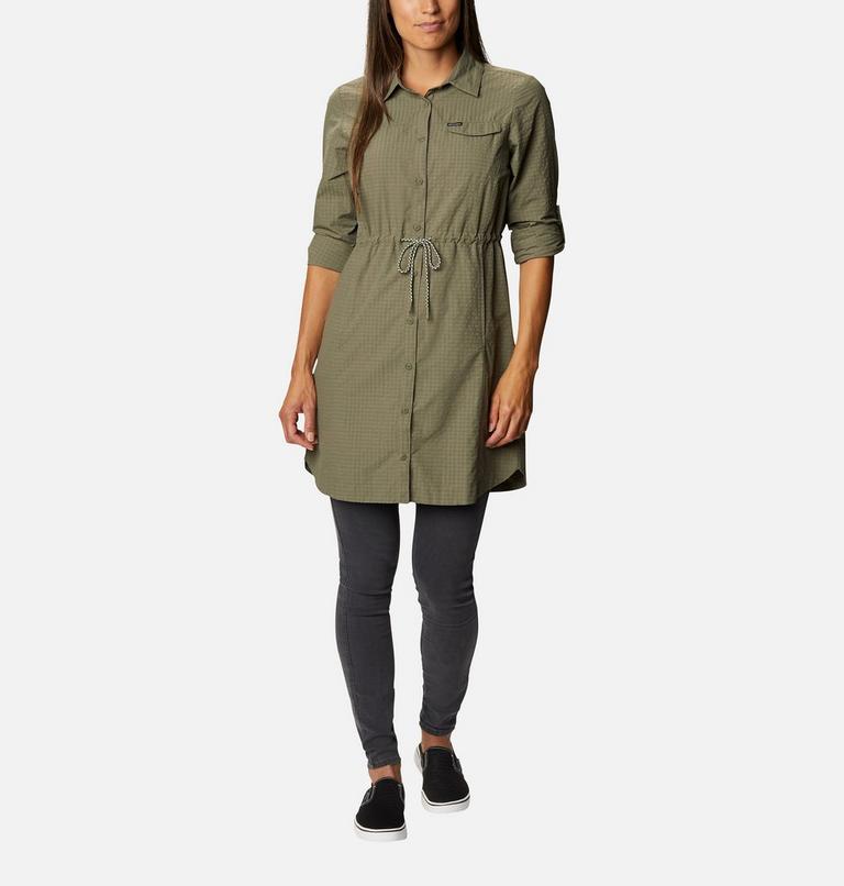 Silver Ridge Novelty Dress | 397 | S, Color: Stone Green, image 6