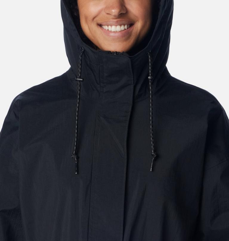 Women's Splash Side Waterproof Jacket, Color: Black Crinkle, image 4