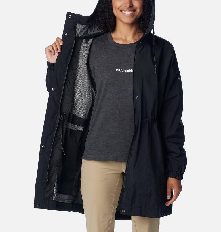 Women's Splash Side Waterproof Jacket, Color: Black Crinkle, image 5