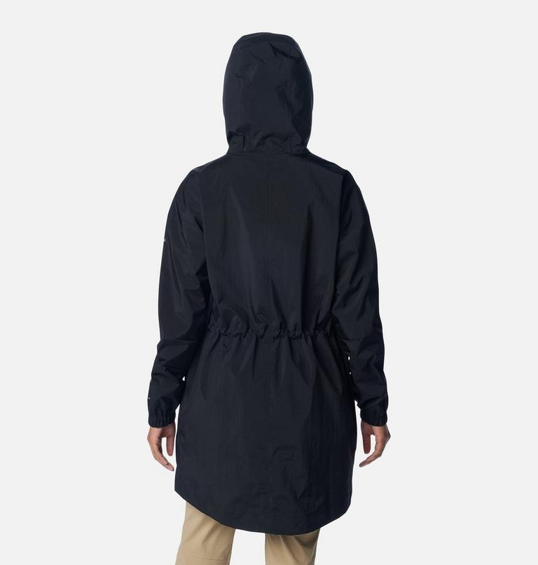 Women's Splash Side Waterproof Jacket, Color: Black Crinkle, image 2
