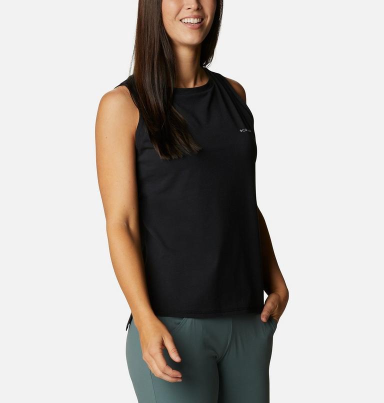 Women's Sun Trek Technical Tank Top, Color: Black, image 5