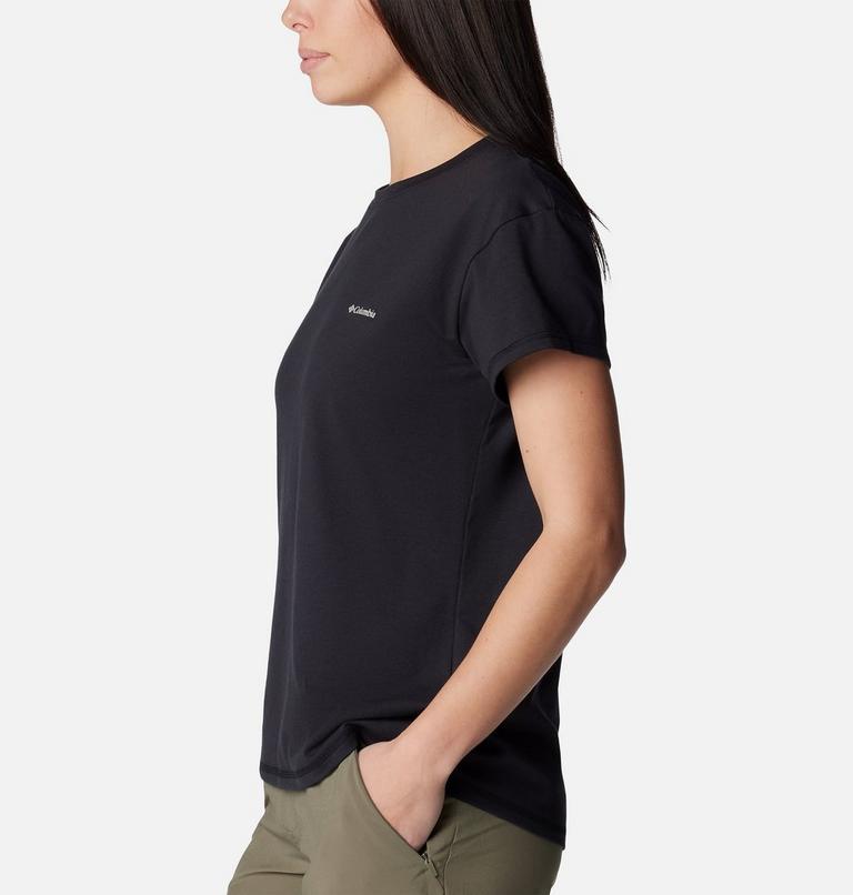 Women's Sun Trek Technical Graphic T-Shirt, Color: Black, Naturally Boundless, image 2