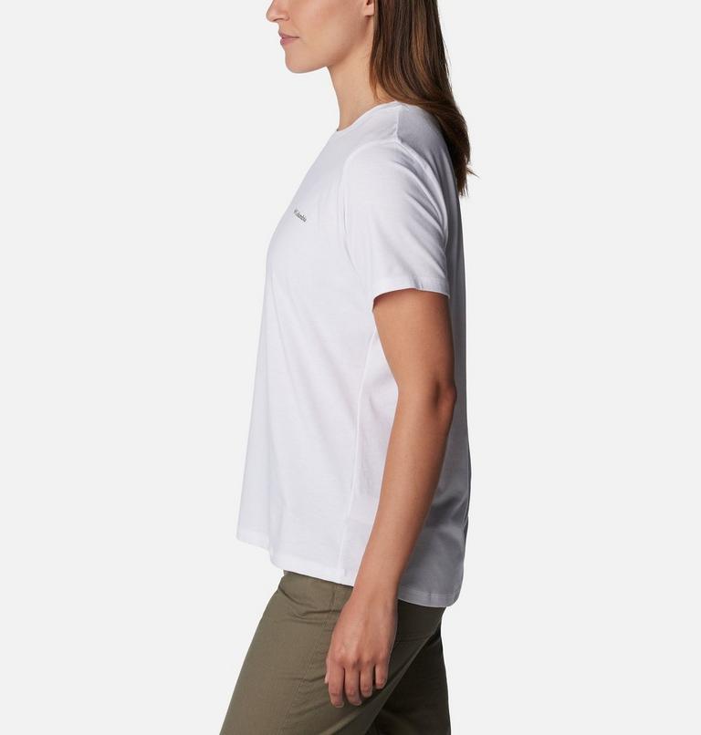 Women's Sun Trek Technical Graphic T-Shirt, Color: White, Epicamp, image 3