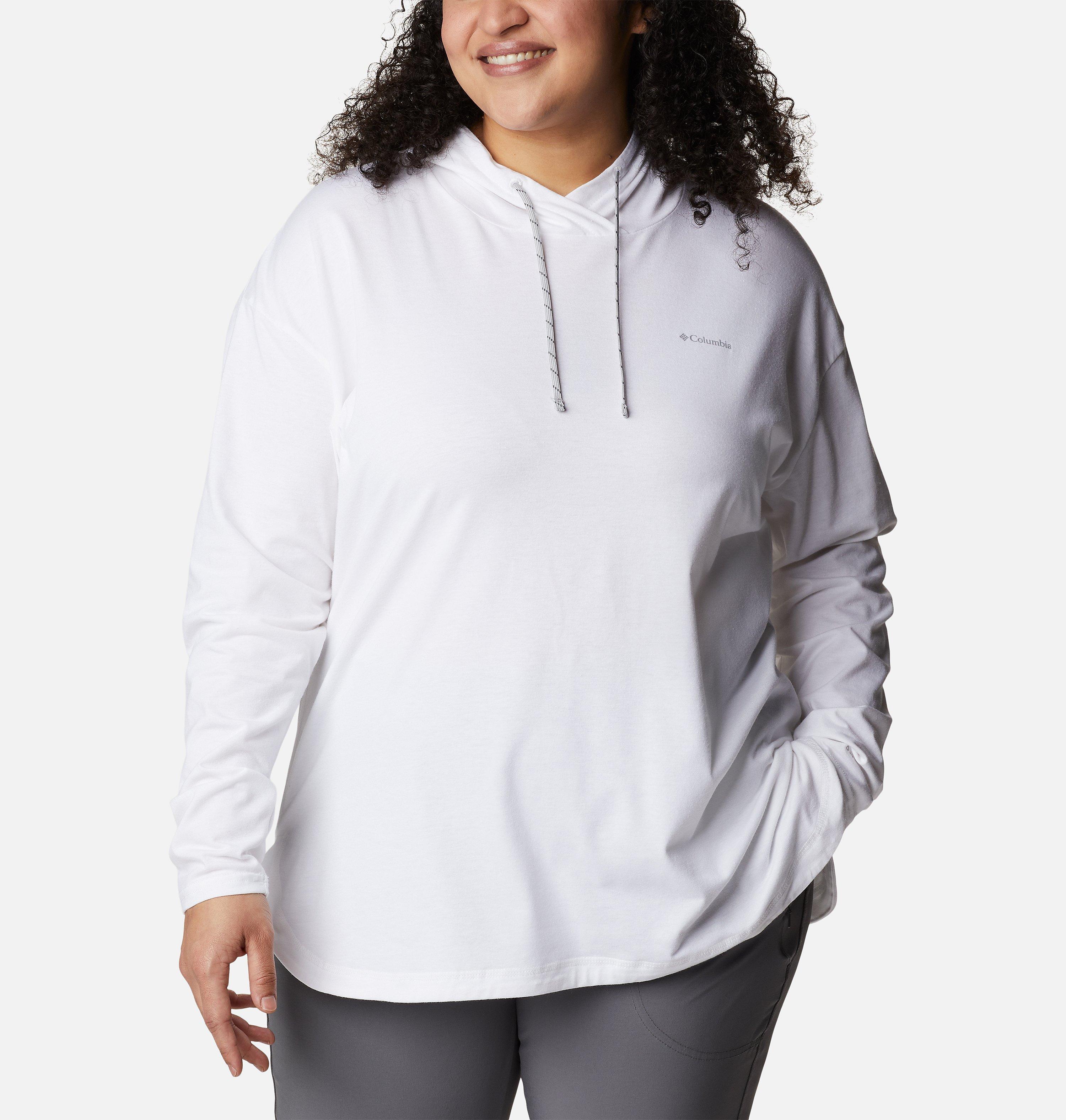Women's Sun Trek Hooded Pullover - Plus Size 5