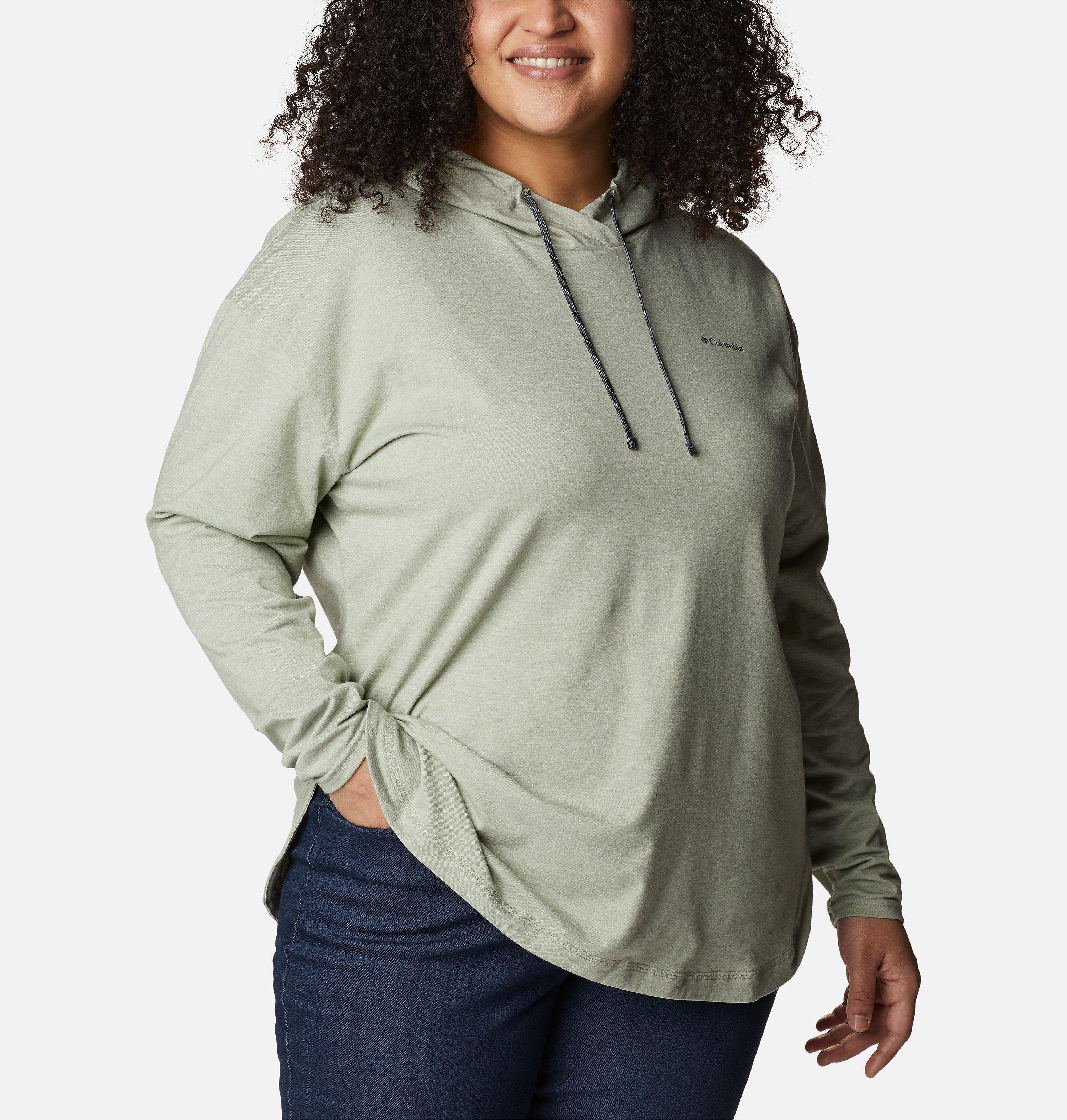 Women's Sun Trek Hooded Pullover - Plus Size 5