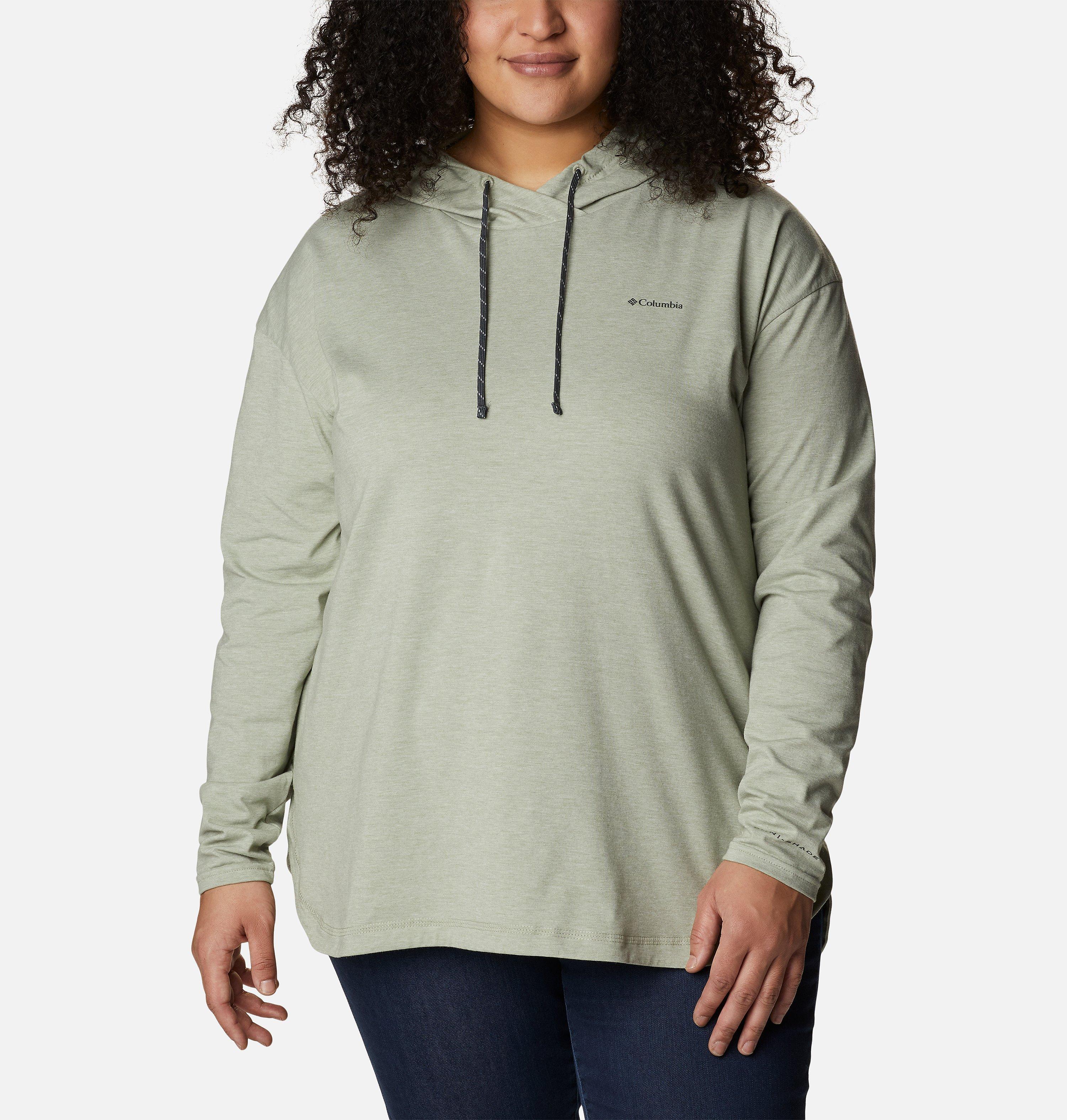 Women's Sun Trek Hooded Pullover - Plus Size 1