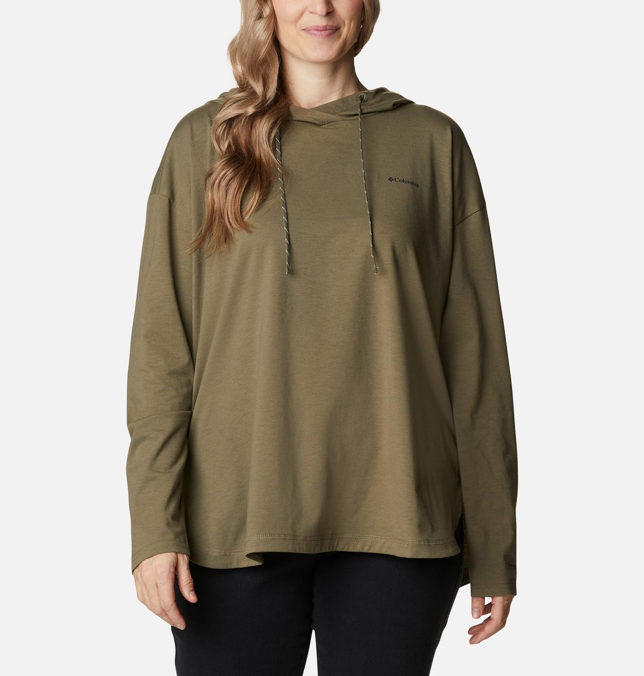Women's Sun Trek™ Hooded Pullover - Plus Size 1