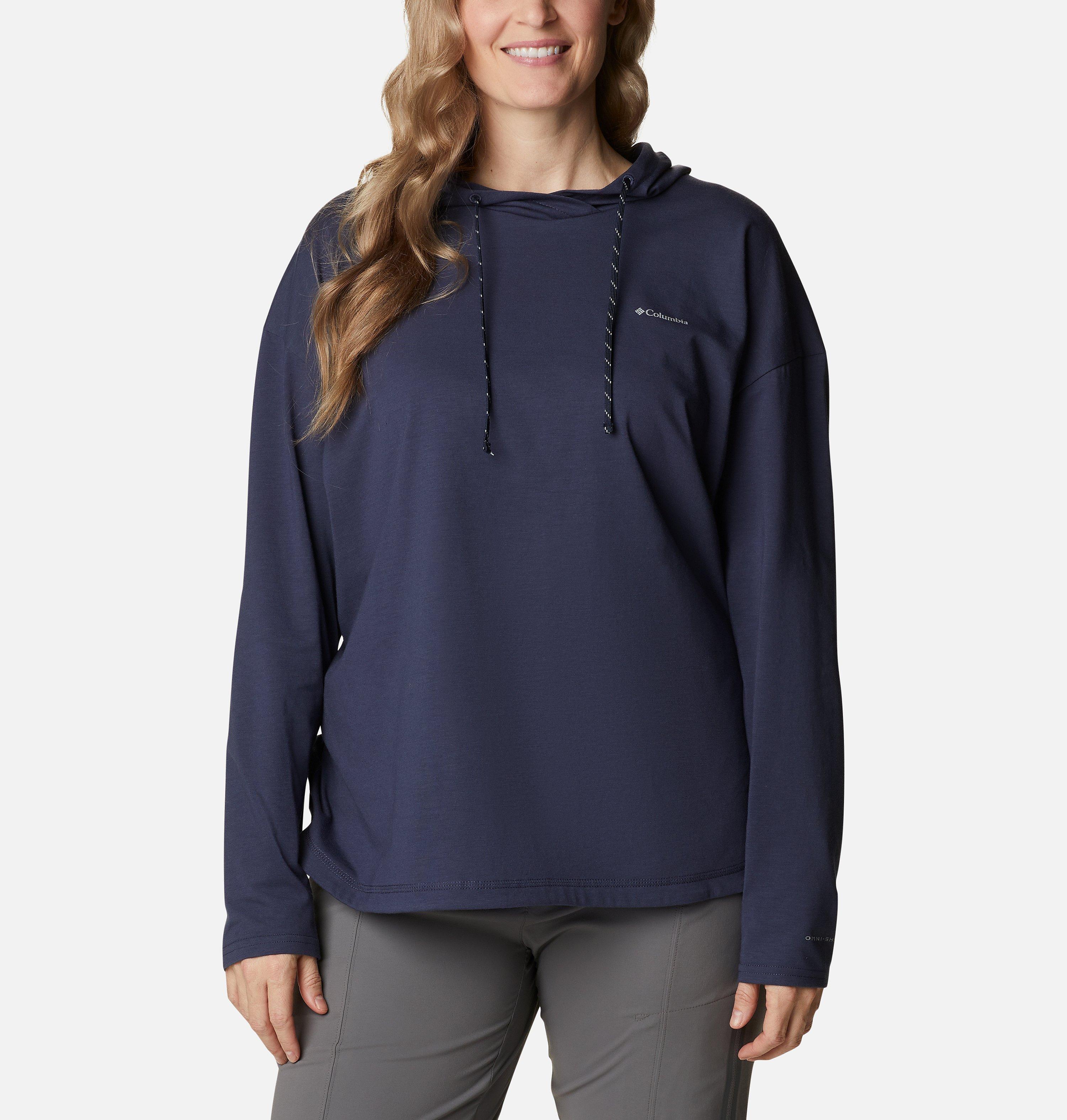 Women's Sun Trek Hooded Pullover - Plus Size 1