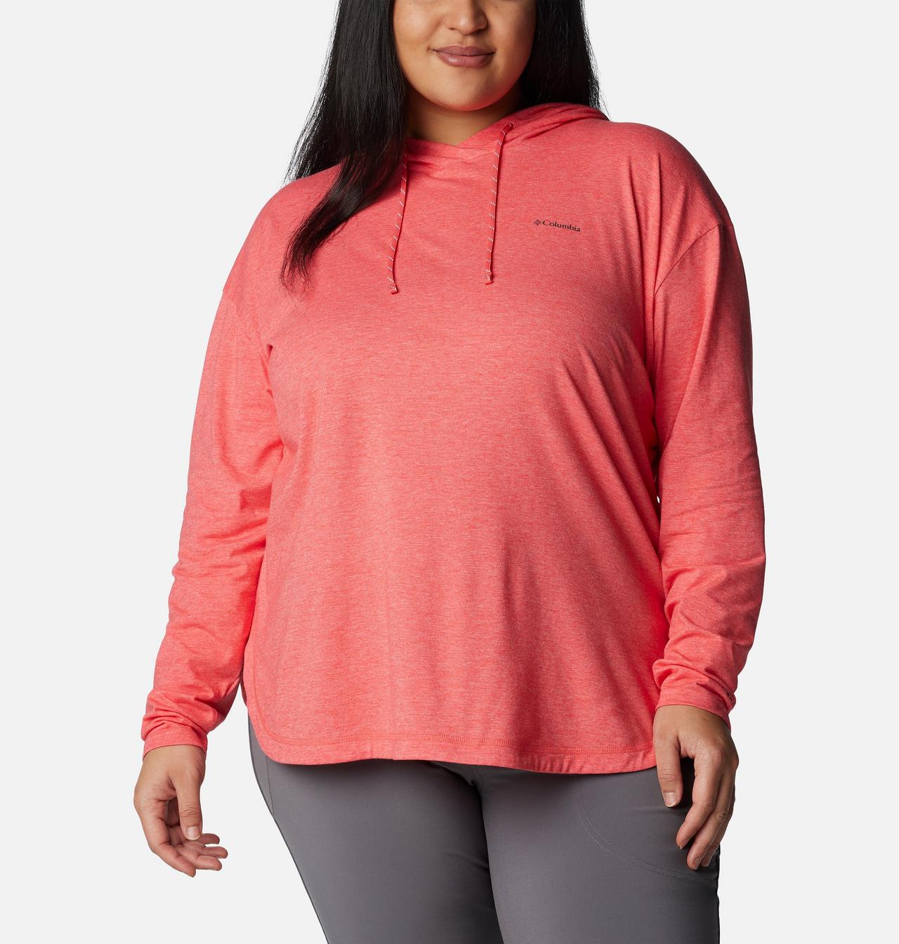 Women's Sun Trek™ Hooded Pullover - Plus Size 1