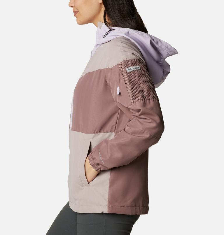 Women's Wallowa Park Windbreaker, Color: Pale Lilac, Mauve Vapor, Mocha, image 3