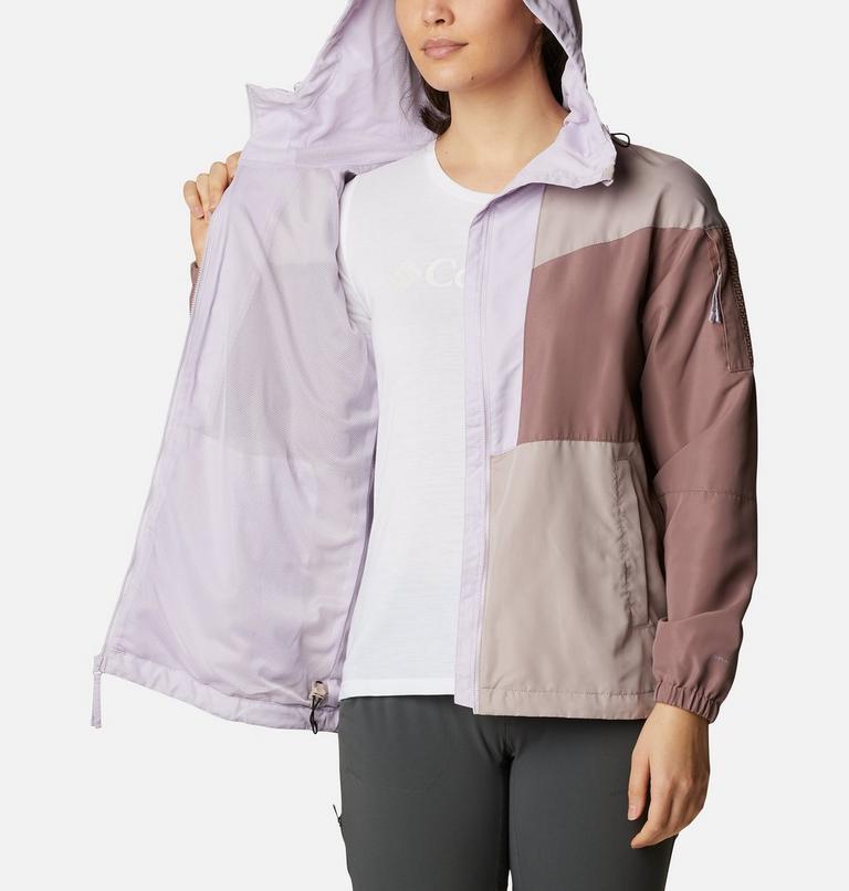 Women's Wallowa Park Windbreaker, Color: Pale Lilac, Mauve Vapor, Mocha, image 5