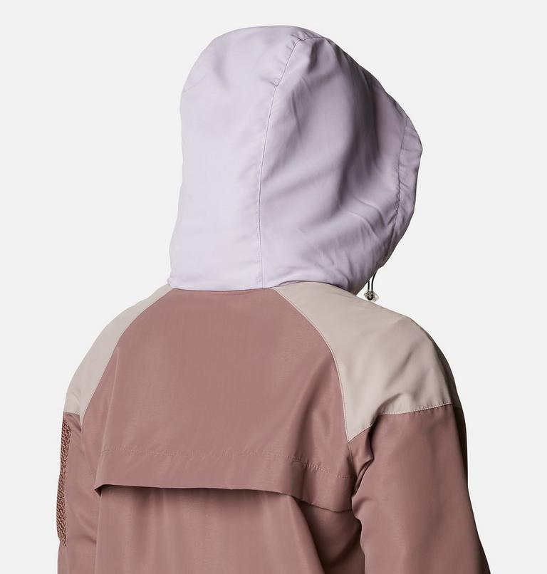 Women's Wallowa Park Windbreaker, Color: Pale Lilac, Mauve Vapor, Mocha, image 6