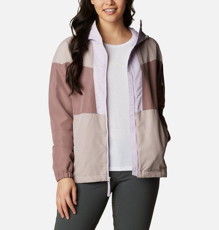 Women's Wallowa Park Windbreaker, Color: Pale Lilac, Mauve Vapor, Mocha, image 9