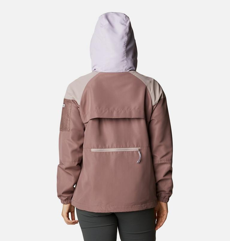 Women's Wallowa Park Windbreaker, Color: Pale Lilac, Mauve Vapor, Mocha, image 2