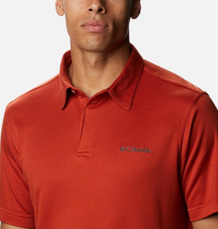 Men's Sun Ridge II Polo, Color: Dark Sienna, image 4