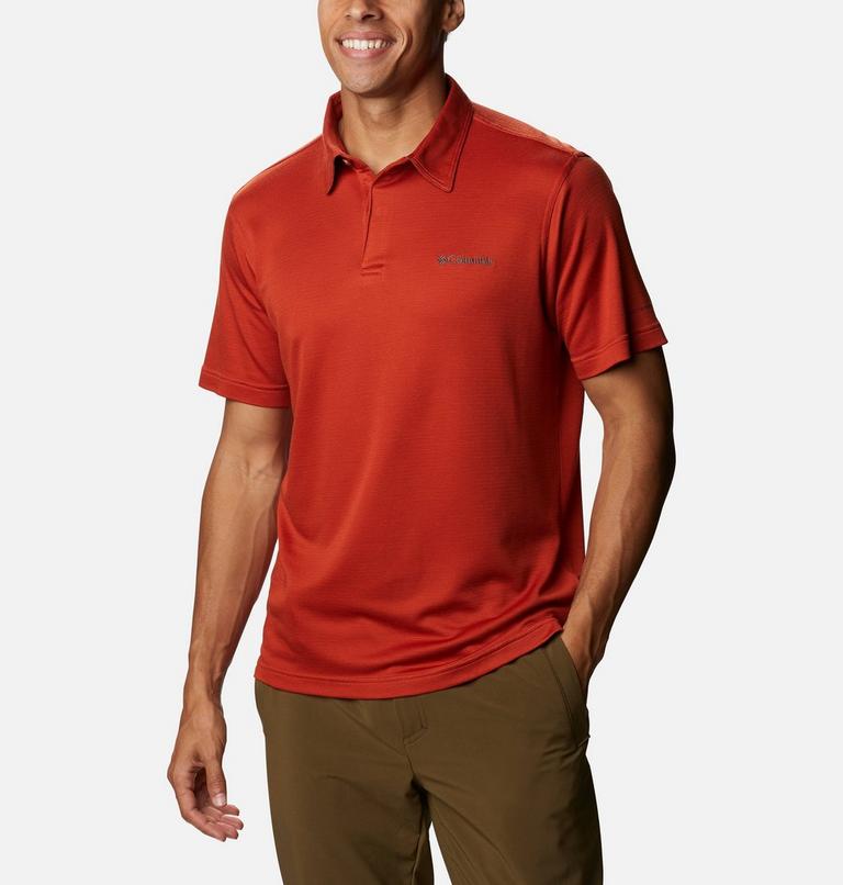 Men's Sun Ridge II Polo, Color: Dark Sienna, image 1