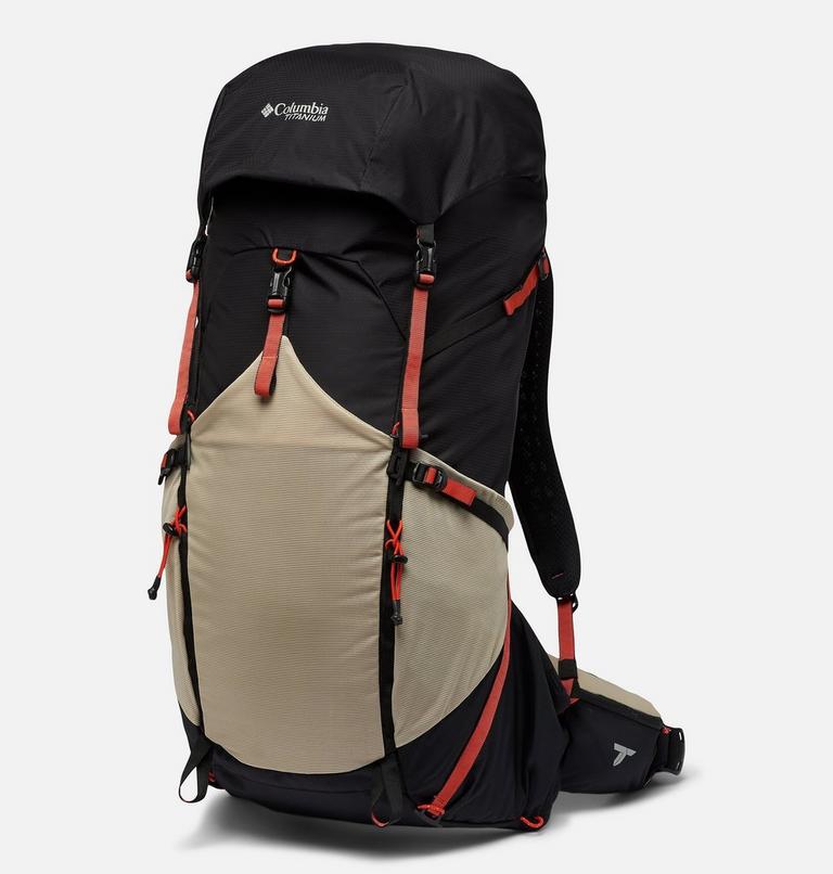 Titan Pass 48L Backpack | 010 | O/S, Color: Black, Ancient Fossil, image 1