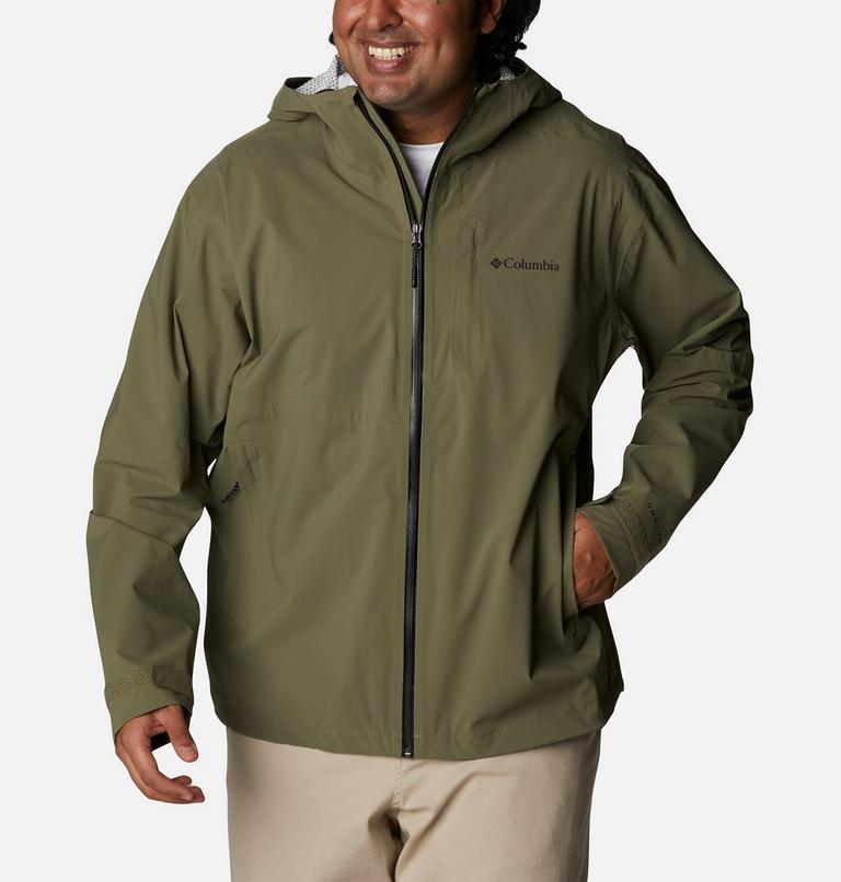 Veste Columbia Homme Omni-Tech M - Vert, Imperméable, Parfaite Pour La Randonnée