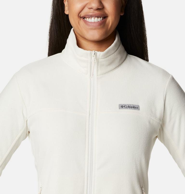 Women's Ali Peak Full Zip Fleece, Color: Chalk, image 4