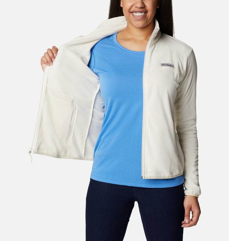 Women's Ali Peak Full Zip Fleece, Color: Chalk, image 5