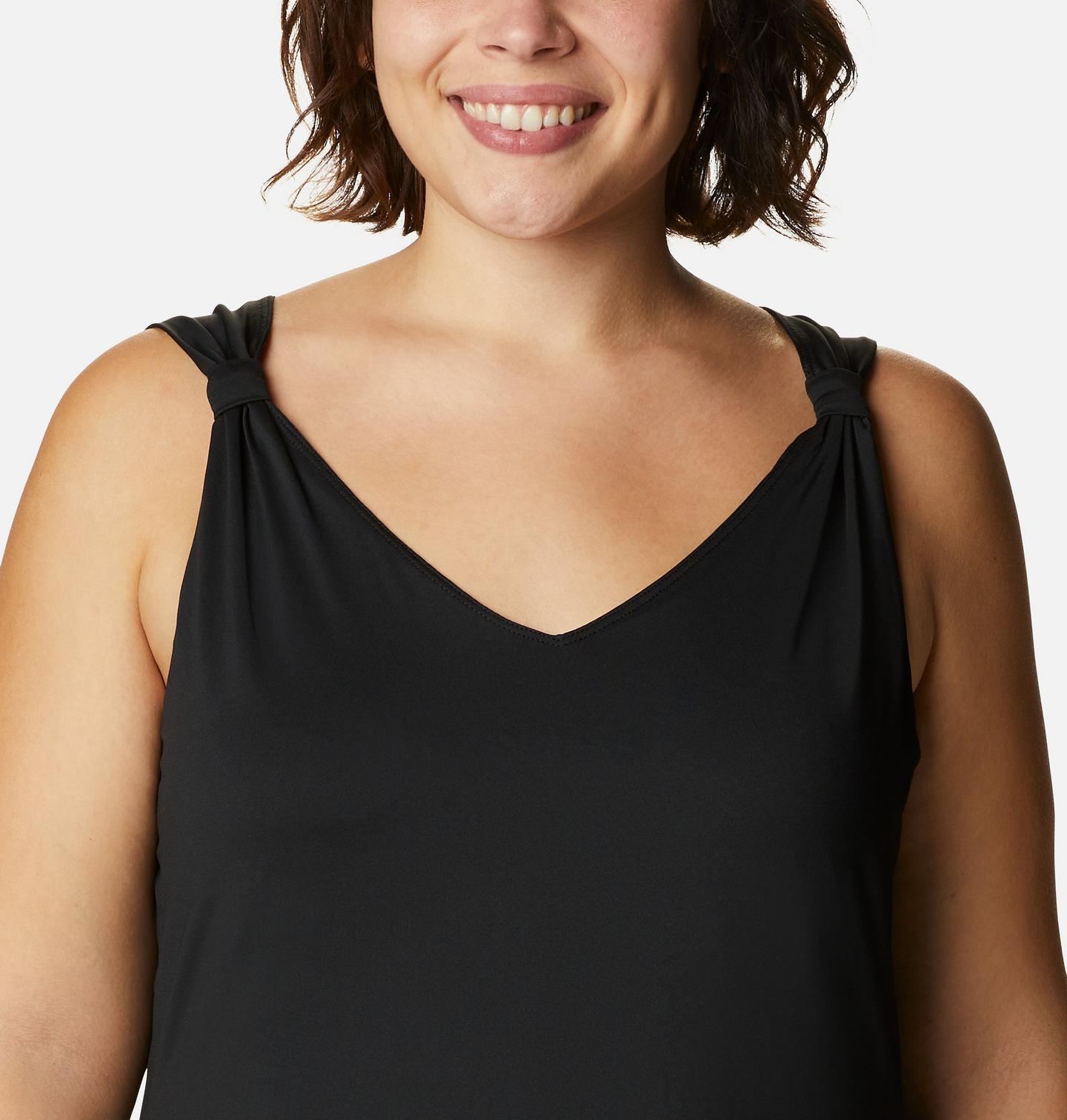 Женское платье Columbia Chill River Midi Dress - Plus Size, цвет: Чёрный — фото 4