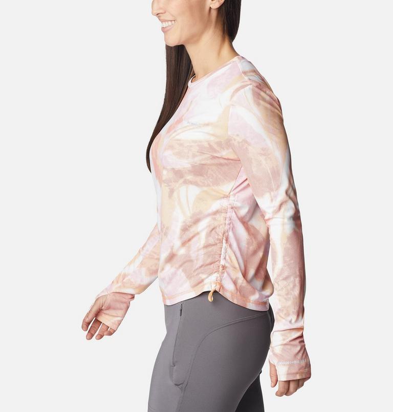 W Sun Deflector Summerdry LS Shirt, Color: Peach, Bloomdye, image 3