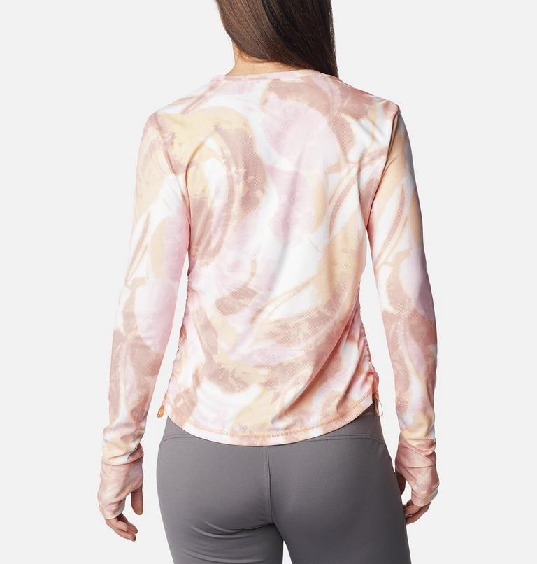 W Sun Deflector Summerdry LS Shirt, Color: Peach, Bloomdye, image 2
