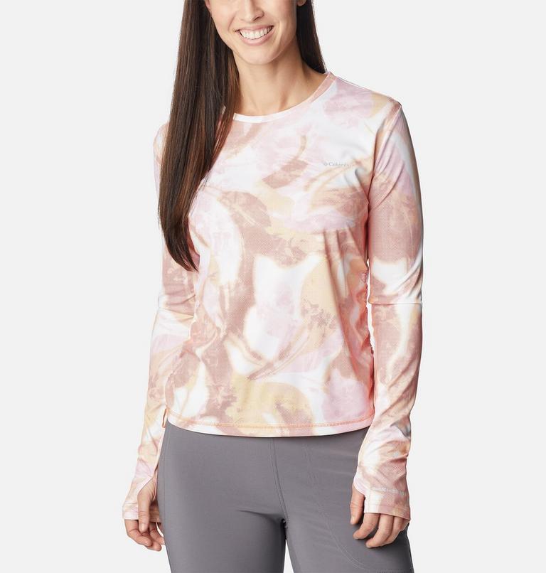 W Sun Deflector Summerdry LS Shirt, Color: Peach, Bloomdye, image 1