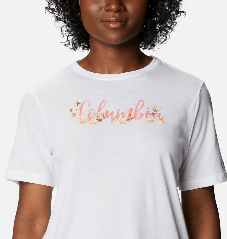 Women's Bluebird Day Relaxed T-Shirt, Color: White, Floral Brand, image 4