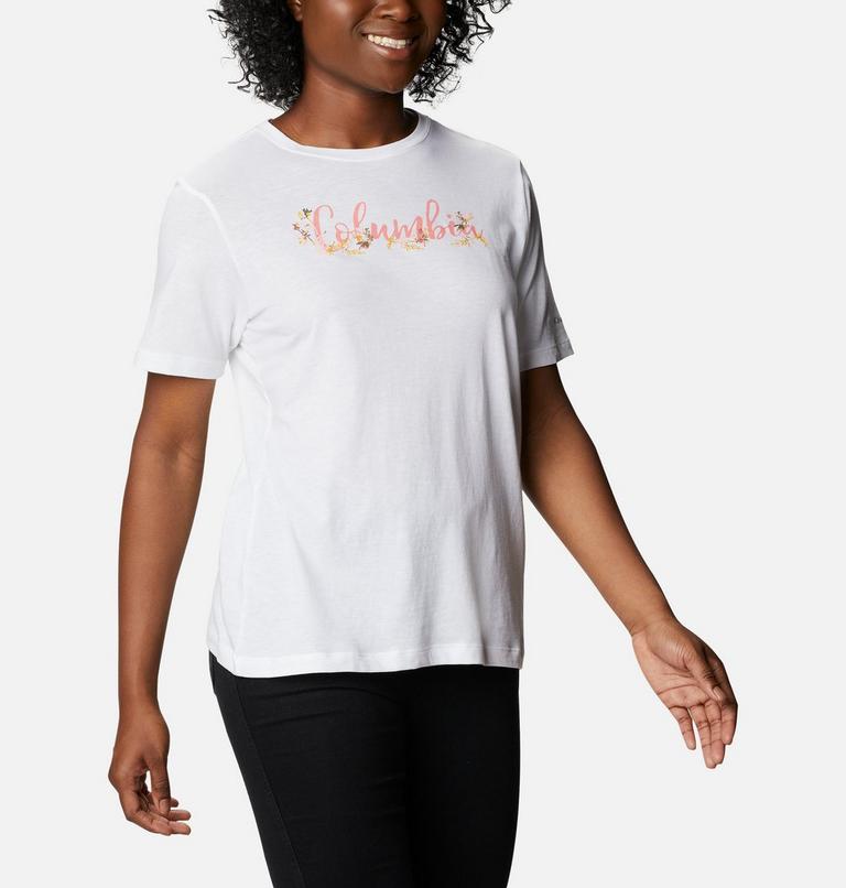 Women's Bluebird Day Relaxed T-Shirt, Color: White, Floral Brand, image 5
