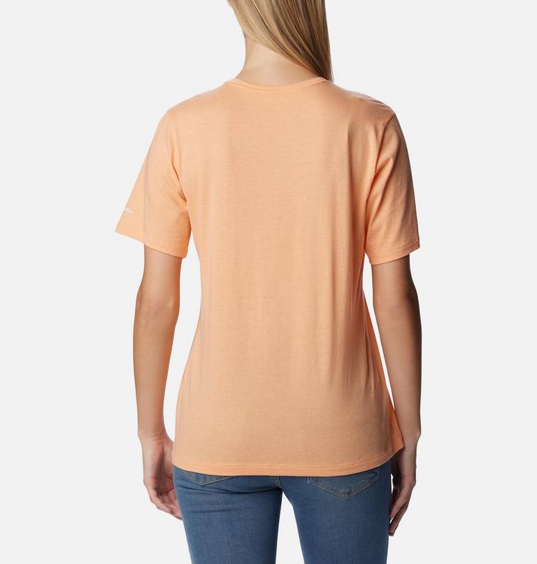 Bluebird Day Relaxed Crew Neck, Color: Peach Hthr, CSC Stacked Graphic, image 2