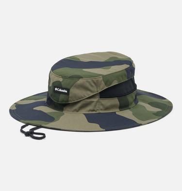 Unisex Bora Bora Printed Booney Hat, Color: Stone Green Mod Camo, image 1