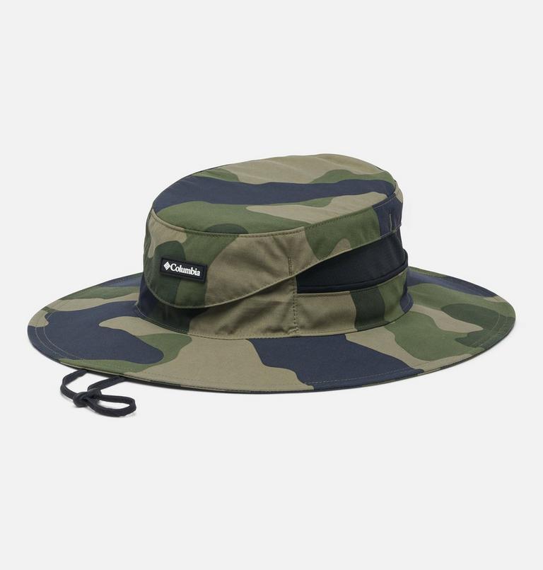 Unisex Bora Bora Printed Booney Hat, Color: Stone Green Mod Camo, image 1