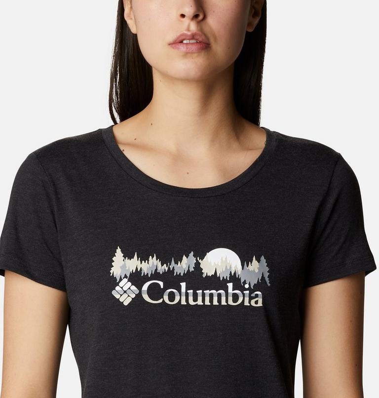 Daisy Days SS Graphic Tee | 010 | XL, Color: Black Heather, Moonrise, image 4